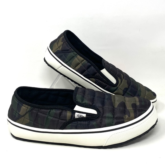 Vans Other - VANS Slip Er 2 Nylon Woodland Black Green Men Low Top Sneakers Size VN0A4UWO8KC